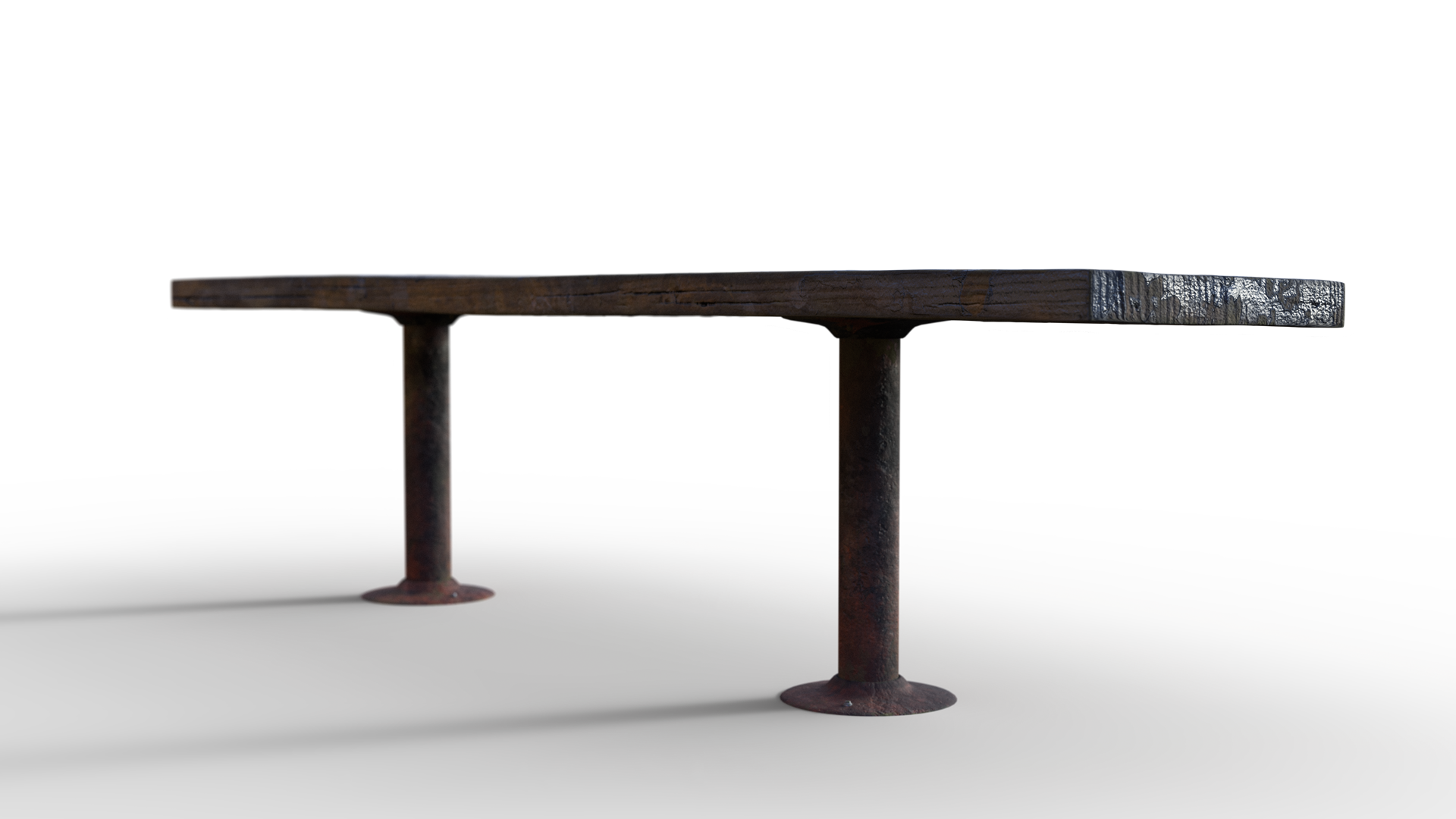 Weathered Bench Render