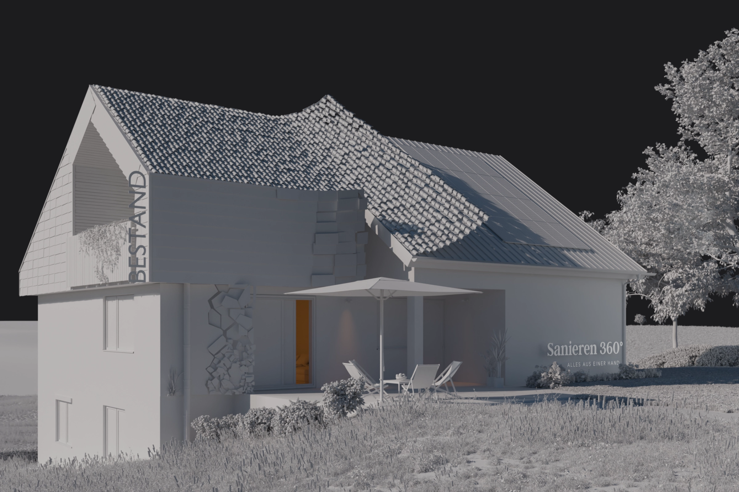 Sanieren 360 Archviz White Model